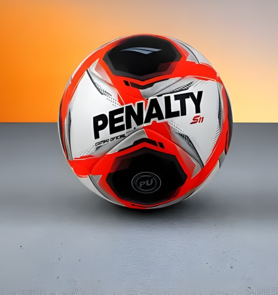 Bola de Futebol Campo Penalty S11 - PU Fusion - Campo Oficial - Laranja/Branca/Preta