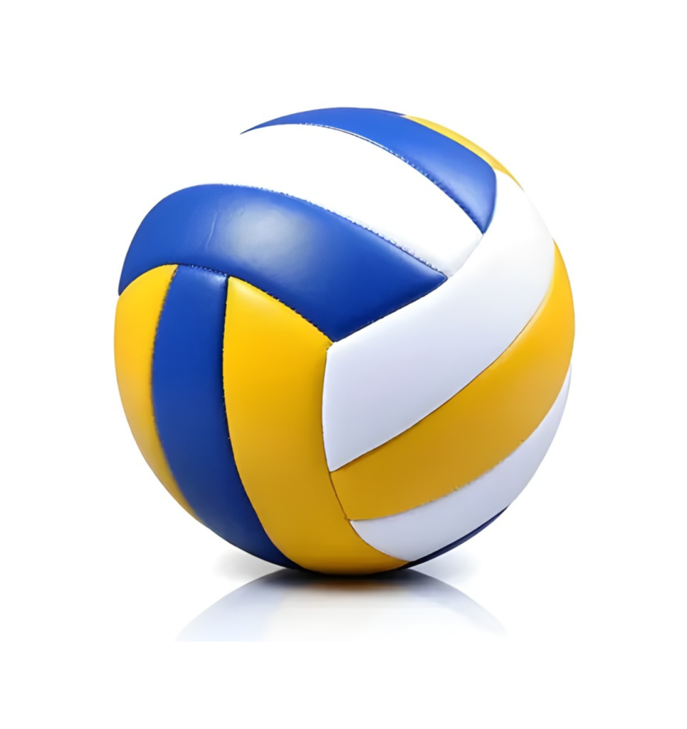 Bola de Vôlei Oficial Mikasa MVA200 Replica - PU - Azul/Amarelo/Branco